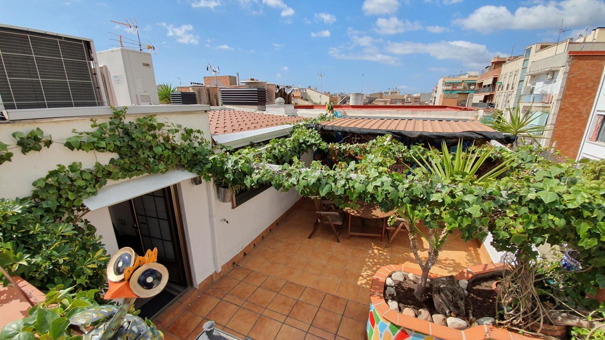 Atico Terraza, Airport-Bcn, Puerto-Cruceros Aparthotel Viladecáns Buitenkant foto